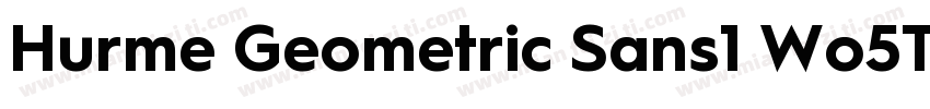 Hurme Geometric Sans1 Wo5Thobl字体转换